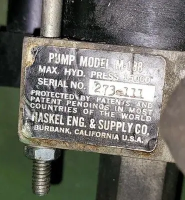 USED HASKELL M-188