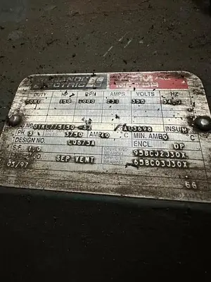 USED RELIANCE DC MOTOR