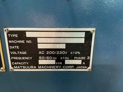 Used 2005 MATSUURA H PLUS405 Horizontal Machining Centers Ohio US | HGR 24 #1183946
