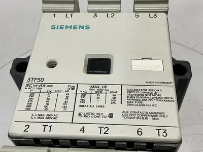 USED SIEMENS 3TF50