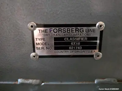USED FORSBERG 6X18