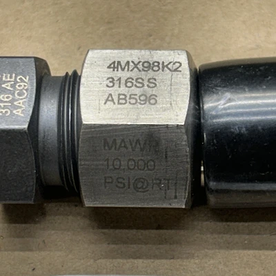 New | in-Stock Parker 4MX98K2 Valves/Fittings Indiana US | J&J Industrial Supply #783746