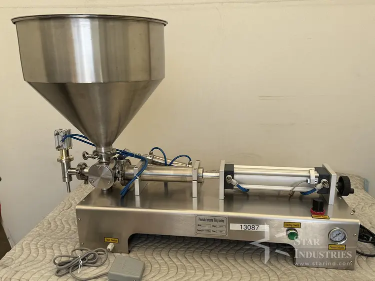 Used PNEUMATIC FILLING MACHINE 300 Piston Fillers California US | Star Industries #1254454