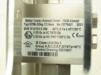 Mettler Toledo PBA430-A15 Digital Scale Base With Load Cell 0708 Missing Top