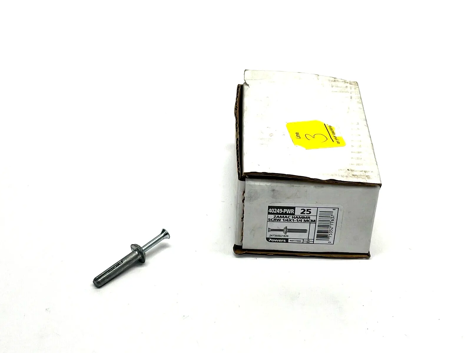 40249-PWR | Powers  Zamac Hammer Screw 1/4" X 1-1/4" MCM BOX OF 17 - New Other