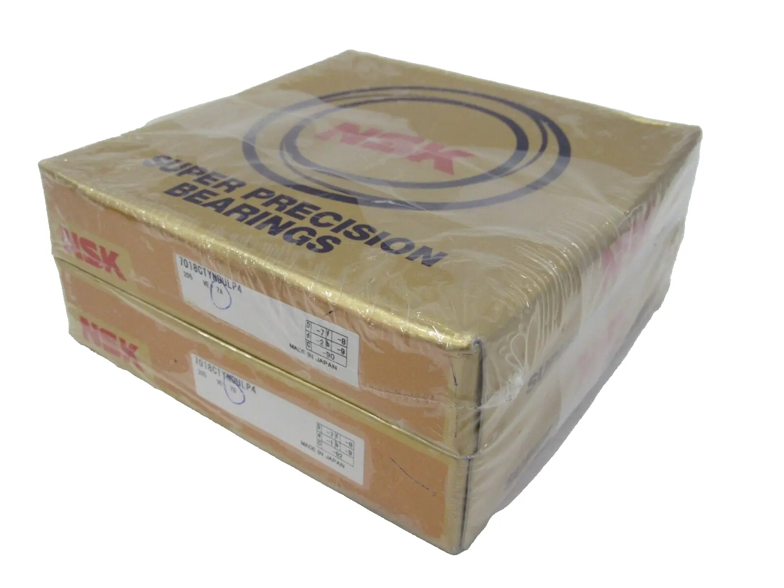 NEW SEALED SET OF 2 NSK 7018CTYNDULP4 BEARINGS