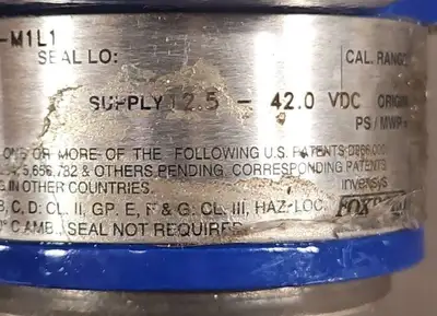 USED Foxboro FOXBORO PRESSURE TRANSMITTER IGP10-D20E1F-M1L1