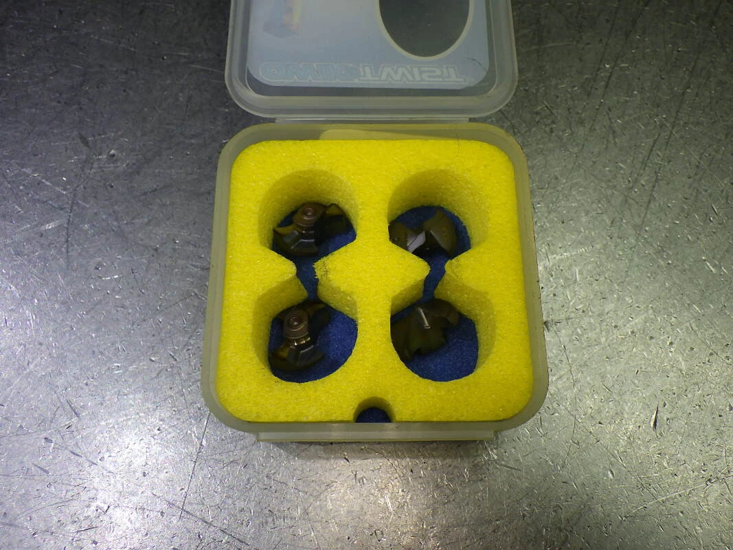 Ingersoll 13.8mm Carbide Drill Tip Inserts QTY4 YBB1380R01 IN2005 (LOC628B)
