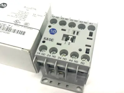 New | in-Stock Allen-Bradley Ser. B Miniature Contactor IEC Control Relay 4 N.O. Relays & Switches Michigan US | Maverick Industrial Sales #1391118