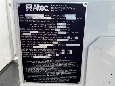 Used 2018 ALTEC AA55E MH Bucket (boom) trucks Florida US | Truck and Van Outlet #1509192