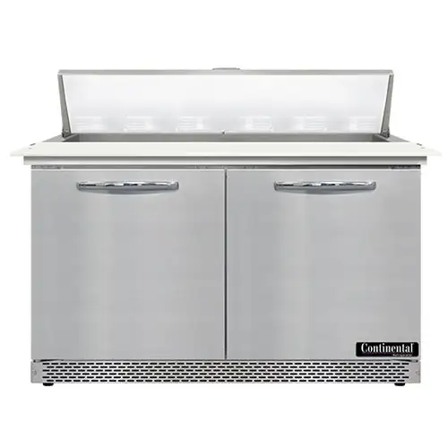 Continental SW48N12C-FB 48" Sandwich/salad Prep Table W/ Refrigerated Base, 115v