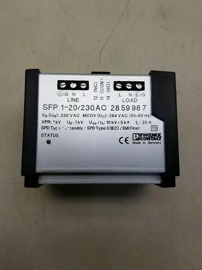 Used PHOENIX CONTACT SFP 1-20/230AC Misc Electrical & Power Parts | ND Industrial Surplus #1223296