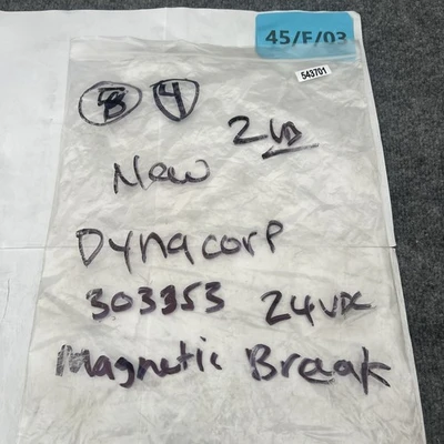 New | in-Stock Dynacorp 303353 Motor Control Parts California US | Davliegogo LLC #1705521