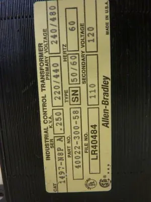 USED ALLEN BRADLEY 1497-N8P SER A