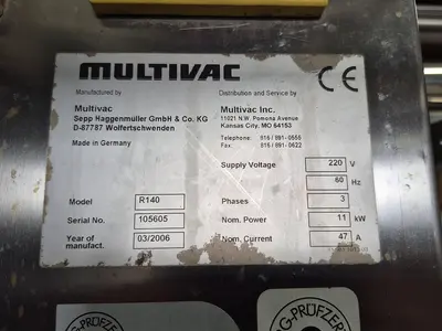 USED MULTIVAC R140