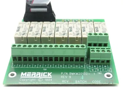 NEW MERRICK BMKM20132-1 PC BOARD BACKPLANE ASSEMBLY REV 9 BMKM201321