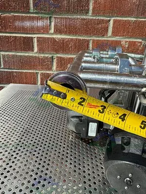 USED 5 ITT PURE FLO ADVANTAGE STAINLESS STEEL DIAPHRAGM VALVE W/ 1" SANITARY FITTING