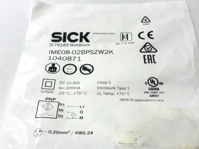 NEW SICK IME08-02BPSZW2K