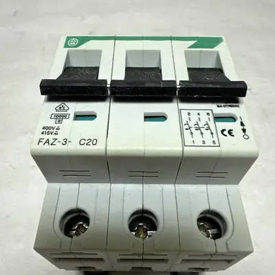 New | in-Stock MOELLER FAZ-3-C 20 Circuit Breakers | Surplus Asset Holdings #1189184
