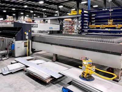 Used 2009 LVD AXEL 4020 Laser Cutters Illinois US | Machine Factory Outlet #1262852