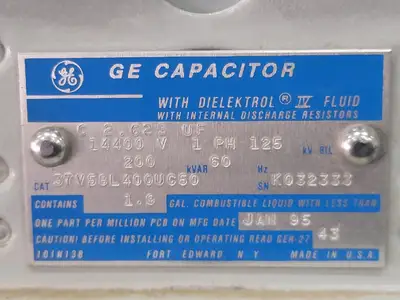 USED 1995 GENERAL ELECTRIC 37V58L400UC50