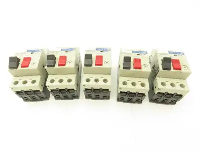 Telemecanique Contactor Manual Motor Starter 3-Pole 2.5-4A 600VAC 3HP Lot of 5