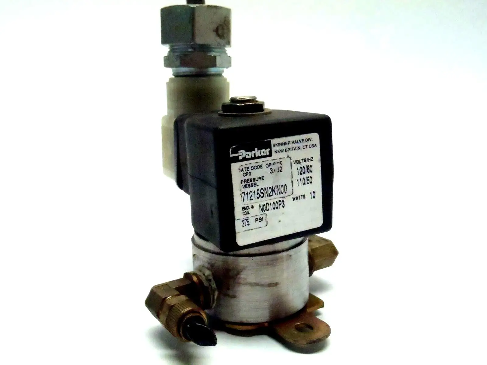 71215SN2KN00N0D100P3 | Parker Honeywell Skinner Valve  Solenoid Valve 120/60 - Used
