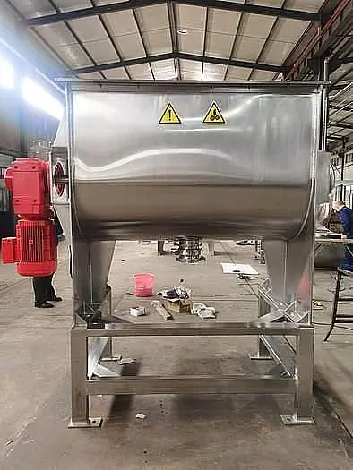 New 35 Cubic Foot Stainless Steel Ribbon Mixer, 10 HP #4679842