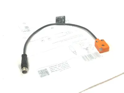 NEW IFM THROUGH-BEAM SENSOR TRANSMITTER RED LIGHT, O7S-OOKG/0,20M/AS