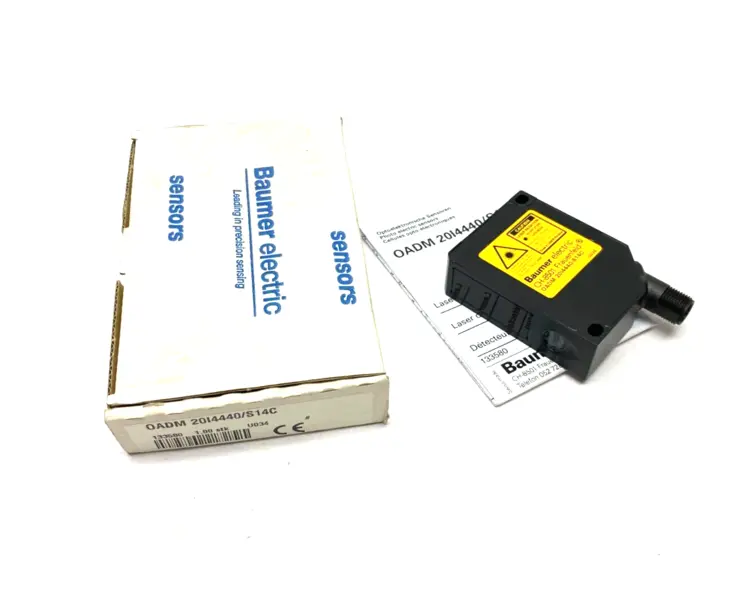 New | in-Stock Baumer Teach-In: Button Distance Sensor 30~70mm, Pulsed Red Laser Diode Sensors Michigan US | Maverick Industrial Sales #1398356