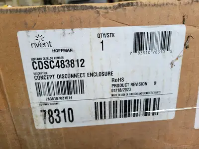 New | in-Stock 2023 NVENT CDSC483812 Misc Electrical & Power Parts British Columbia CA | Lenmark #1439676