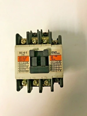 Fuji Electric SC-4-1 Contactor Max Ratings 10 HP