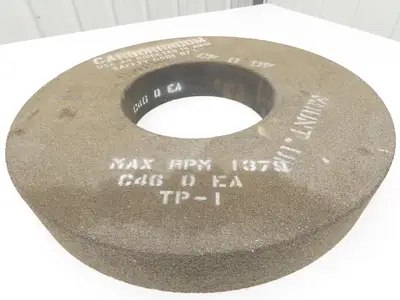 Carborundum TP-1 Grinding Wheel 18" OD 2.5" Width 8" Arbor
