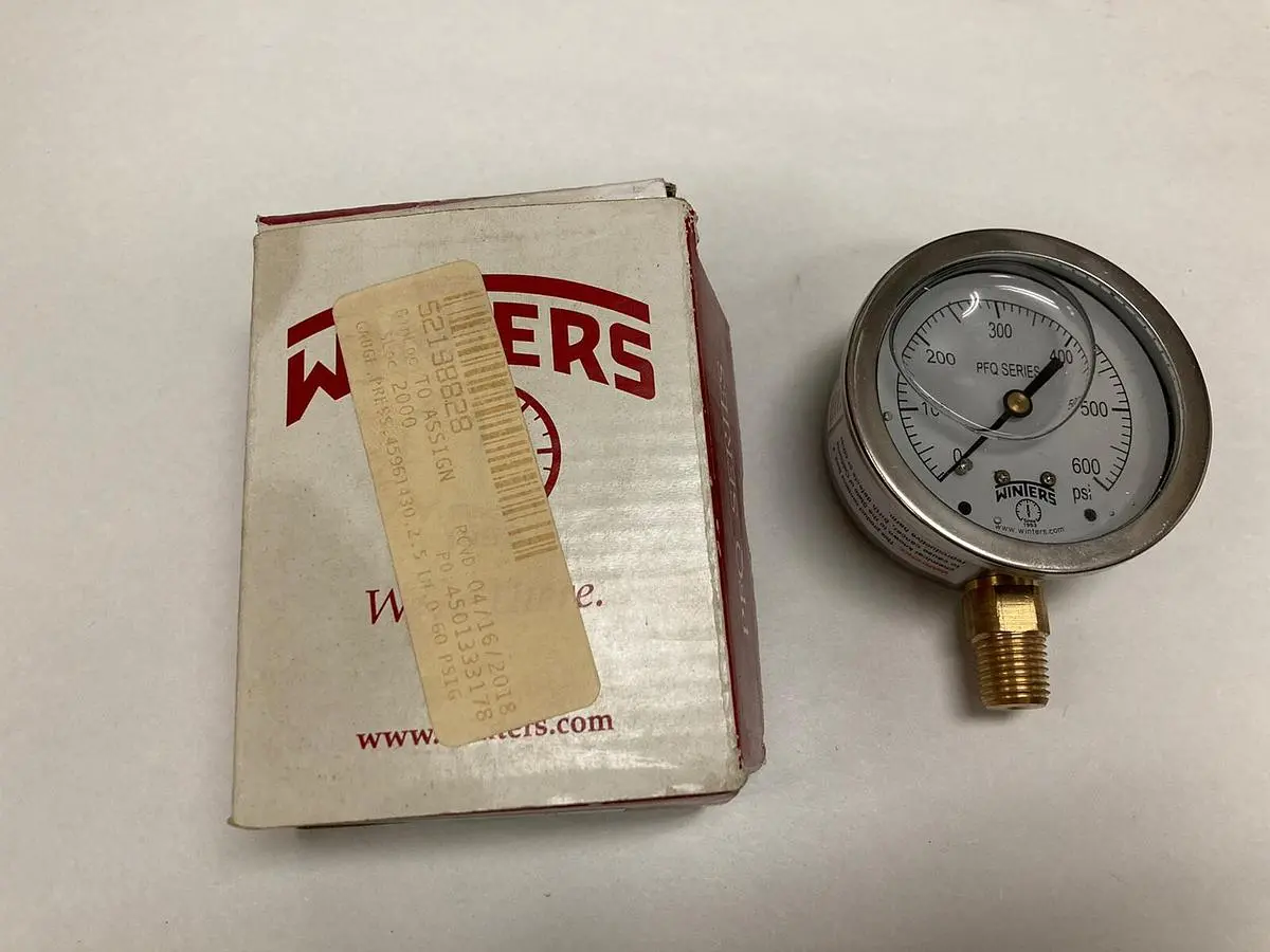 New | in-Stock WINTERS PQF808R1 Universal Pressure Meters Ohio US | Surplus Asset Holdings #1235035