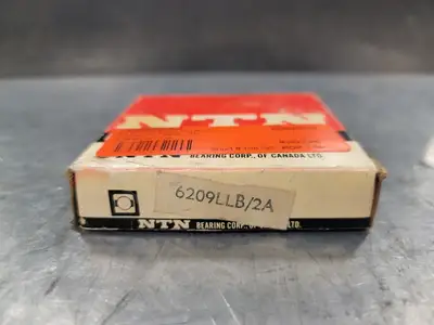 Deep Groove Ball Bearing 45mm ID x 85mm OD x 19mm W, 6209LLB