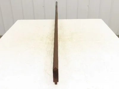 Press Brake Punch Die 75-15/16" Long 85° V 1/2" Tang 1-1/16" W 3-3/4" H