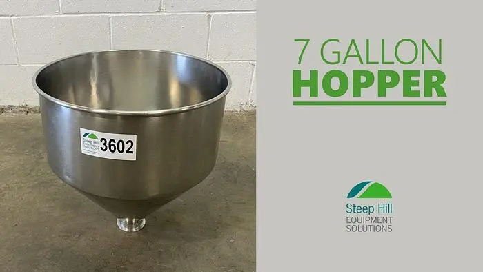 7 Gallon SS Hopper