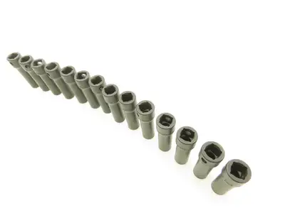 Williams 12M-609 IMP 3/8" Drive 9MM 6 Point Impact Socket Deep 2-1/8"L Lot of 14