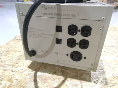 63-13-220-06 | GS Sola  MCR 2000 Portable Regulator 2000VA Voltage In/Out 120V - Used