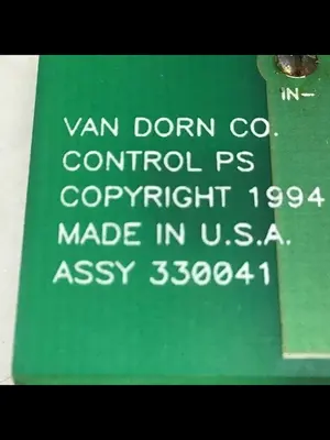 USED VAN DORN PC330-041 330-041
