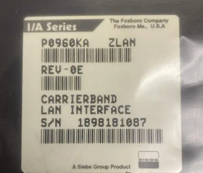 USED INVENSYS FOXBORO P0960KA