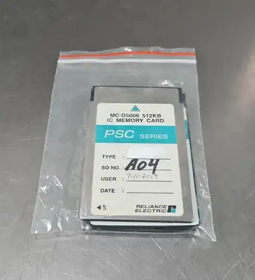 Reliance Electric MC-D5006IC, 512 KB, PSCSeries Pk Memory Cards-Lot of 3 3C-18
