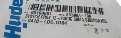 NEW HYDE PARK SM500A100 ULTRA SONIC PROXIMITY SENSOR 12-24VDC