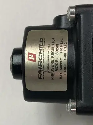 Used FAIRCHILD 30243 Air Pressure Regulators Ohio US | Surplus Asset Holdings #1508134