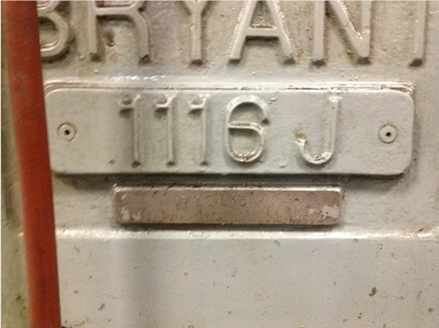 USED 1953 BRYANT 1116J