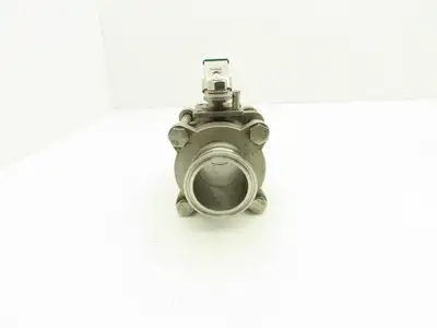 VNE EG90CC-6-2 2" 1000WOG 316 Stainless Sanitary Tri-clamp Ball Valve