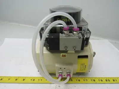 El-O-Matic ED 100/A Double Acting Pneumatic Valve Actuator W/ Actaire Controller