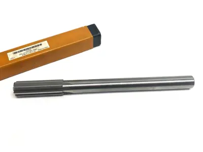 30153050 | Hertel  Chucking Reamer: 0.8760", 10" OAL, 2-5/8" Flute Length, Straight - New – Open box