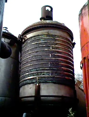 2050 L S/S Limpet Coiled Reactor