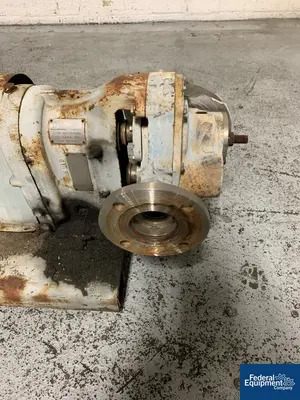 USED Waukesha Cherry-Burrell 3" Waukesha Rotary Lobe Pump, S/S, 5 HP